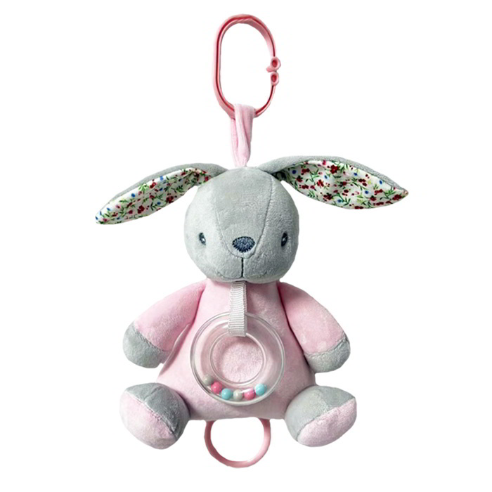 Tulilo Nyuszi plüss függőjáték hanggal - Pink (9194)