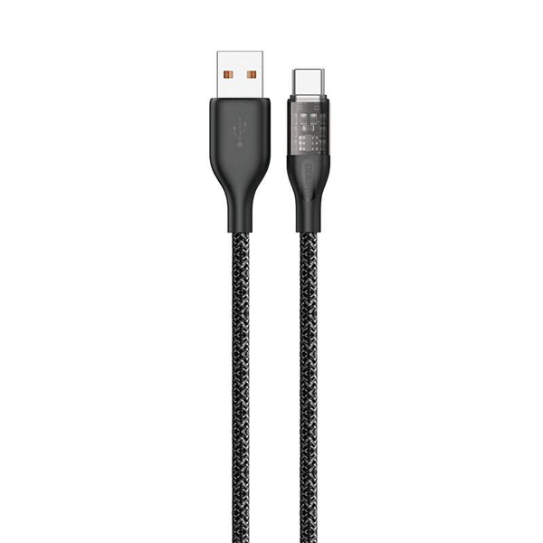 Кабел за бързо зареждане, Dudao, USB - USB-C, 120W, 1 m, Сив