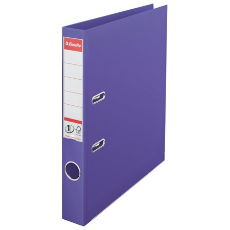 Esselte Standard A4 Gyűrűs Iratrendező 50mm élvédő sínnel - Lila (811540)