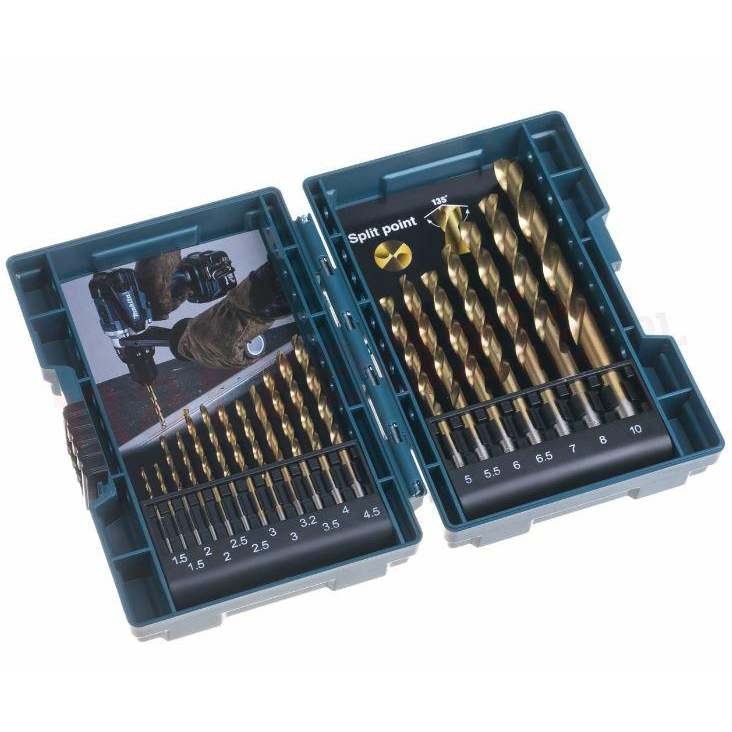 Makita B-67795 HSS-TIN Fém Fúrókészlet (19db/csomag) (B-67795)