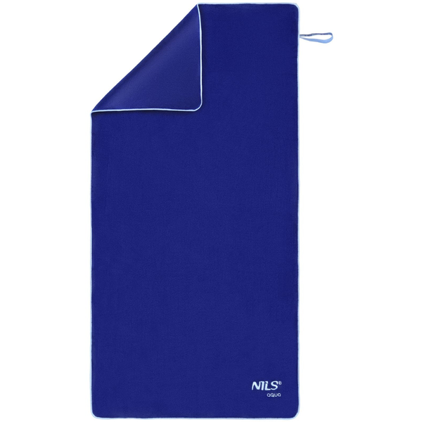 NAR14 RĘCZNIK Z MIKROFIBRY FROTTE GRANATOWY 160X80cm NILS AQUA