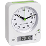 TFA Dostmann 60.1511.02 Rádiójel vezérlésű Ébresztőóra Fehér Fluoreszkáló Mutató