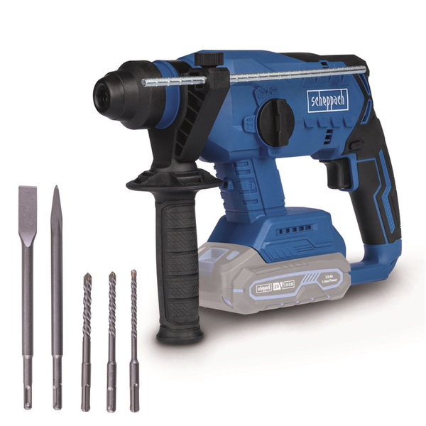 Scheppach BC-RHD230-X Akkus Fúró-Vvésőkalapács 20V (akku és töltő nélkül)