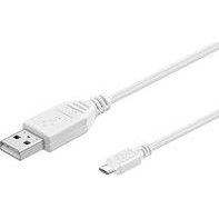 Microconnect USBABMICRO18W cavo USB USB 2.0 1,8 m USB A Micro-USB B Bianco