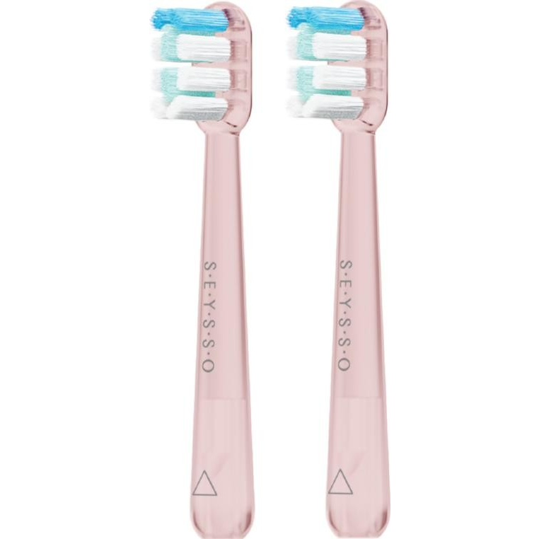 Seysso Junior Szónikus fogkefe Pótfej - Pink (2db) (JUNIOR PINK 2SZT)