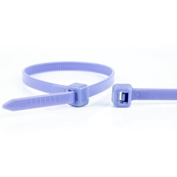 WKK Kunststoffkabelbinder Violett 300x4,8mm 100 St.