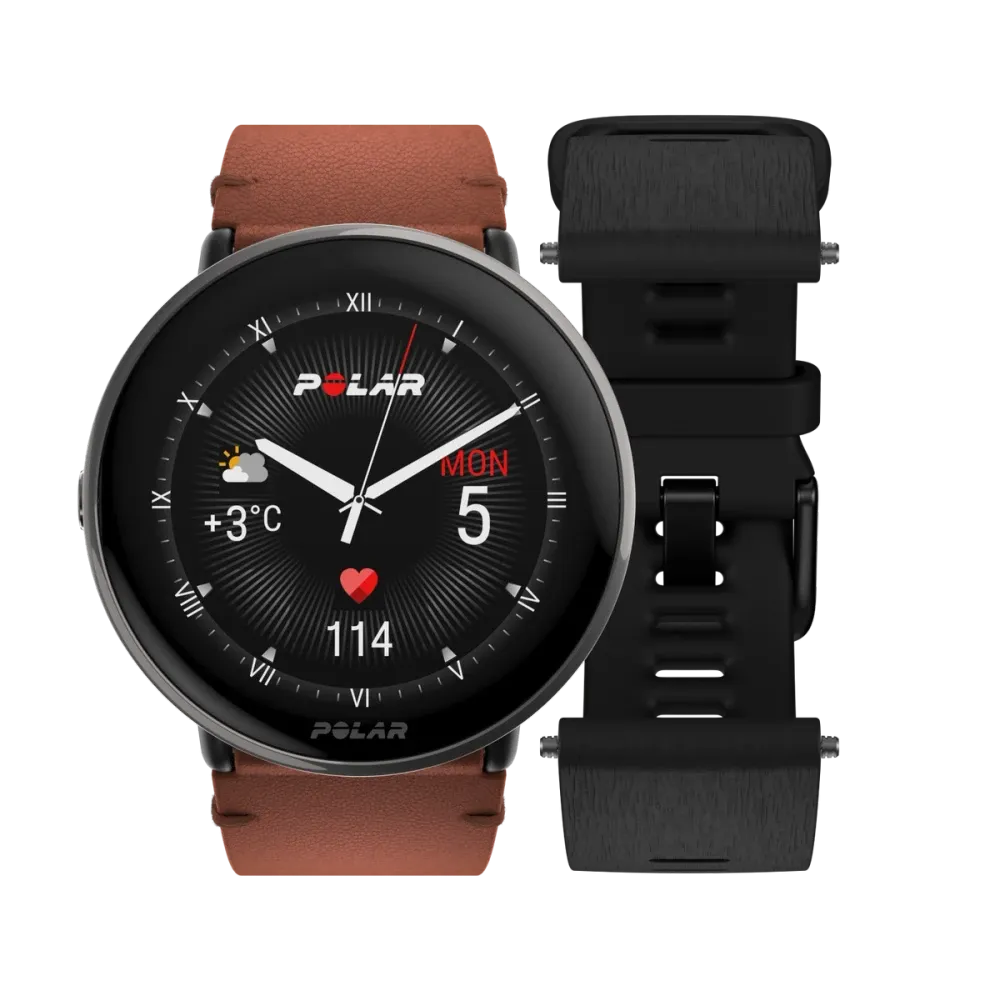 Polar Ignite 3 Titanium 43mm M/L Okosóra - Barna (900110028)