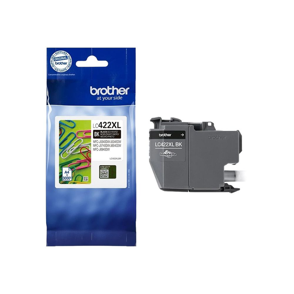 Brother LC-422XLBK blækpatron 1 stk Original Højt (XL) udbytte Sort