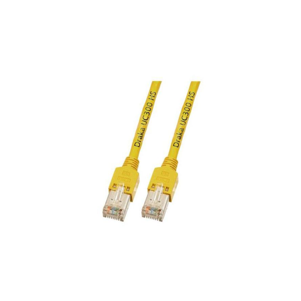 EFB RJ45 Patchkabel SF/UTP, Cat.5e, TM11, UC300, 1m, gelb (K8015.1)