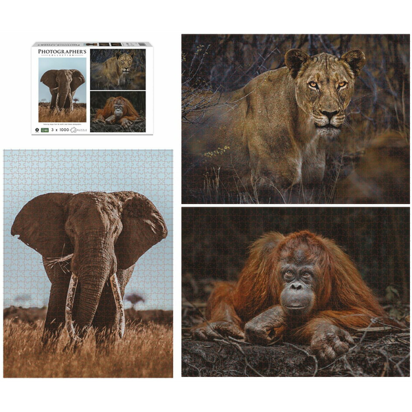 Ambassador Vadállat életek kontakt (Donal Boyd) - 3 x 1000 darabos puzzle