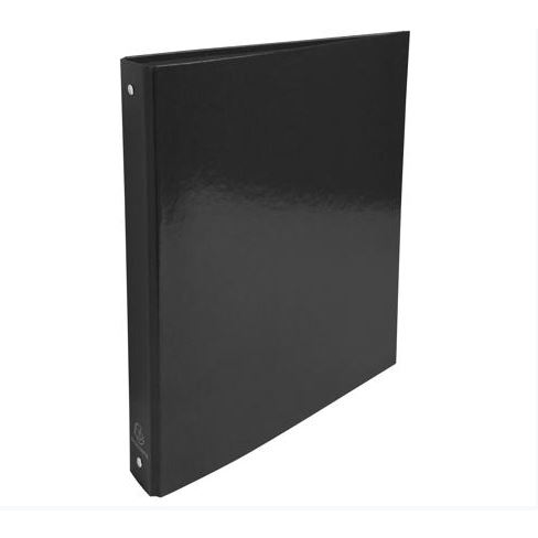 Exacompta Iderama 4 gyűrűs gyűrűskönyv, 40mm gerincvastagság, A4 fekete (519291E) (519291E)