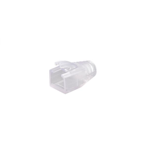 Nikomax Törésgátló RJ45, 7,5mm, CAT6a, 100 db-os csomag (NMC-RJBOOT75T-TR-100) (NMC-RJBOOT75T-TR-100)