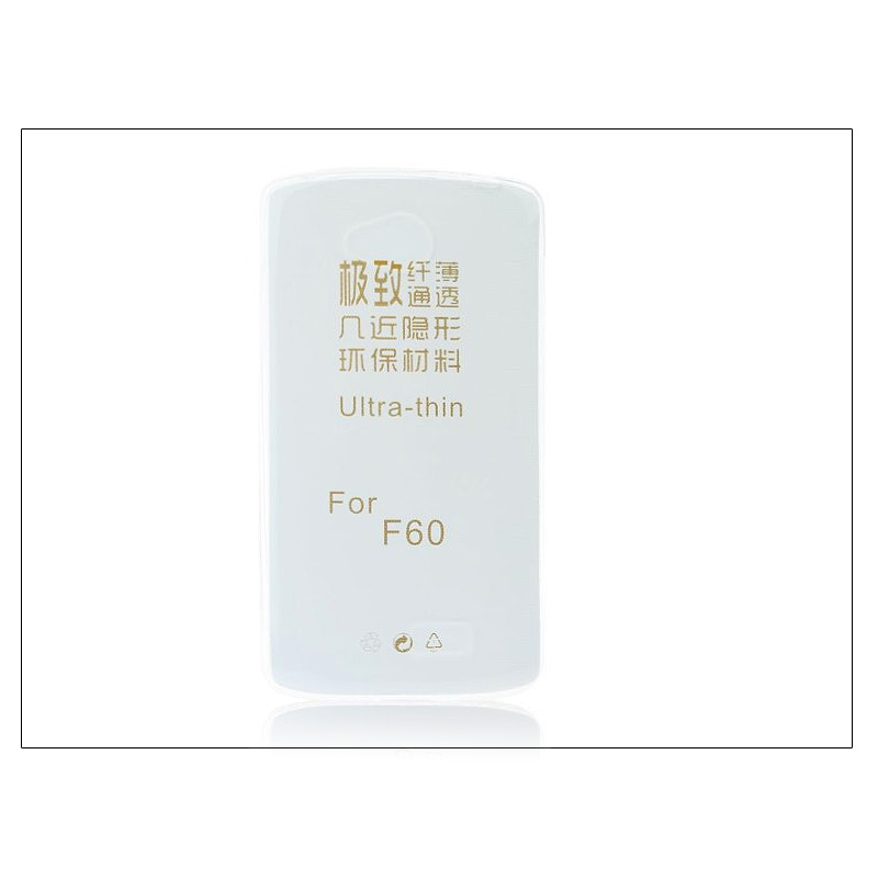 Haffner PT-2171 LG F60 D390N szilikon hátlap - Ultra Slim Átlátszó (PT-2171)