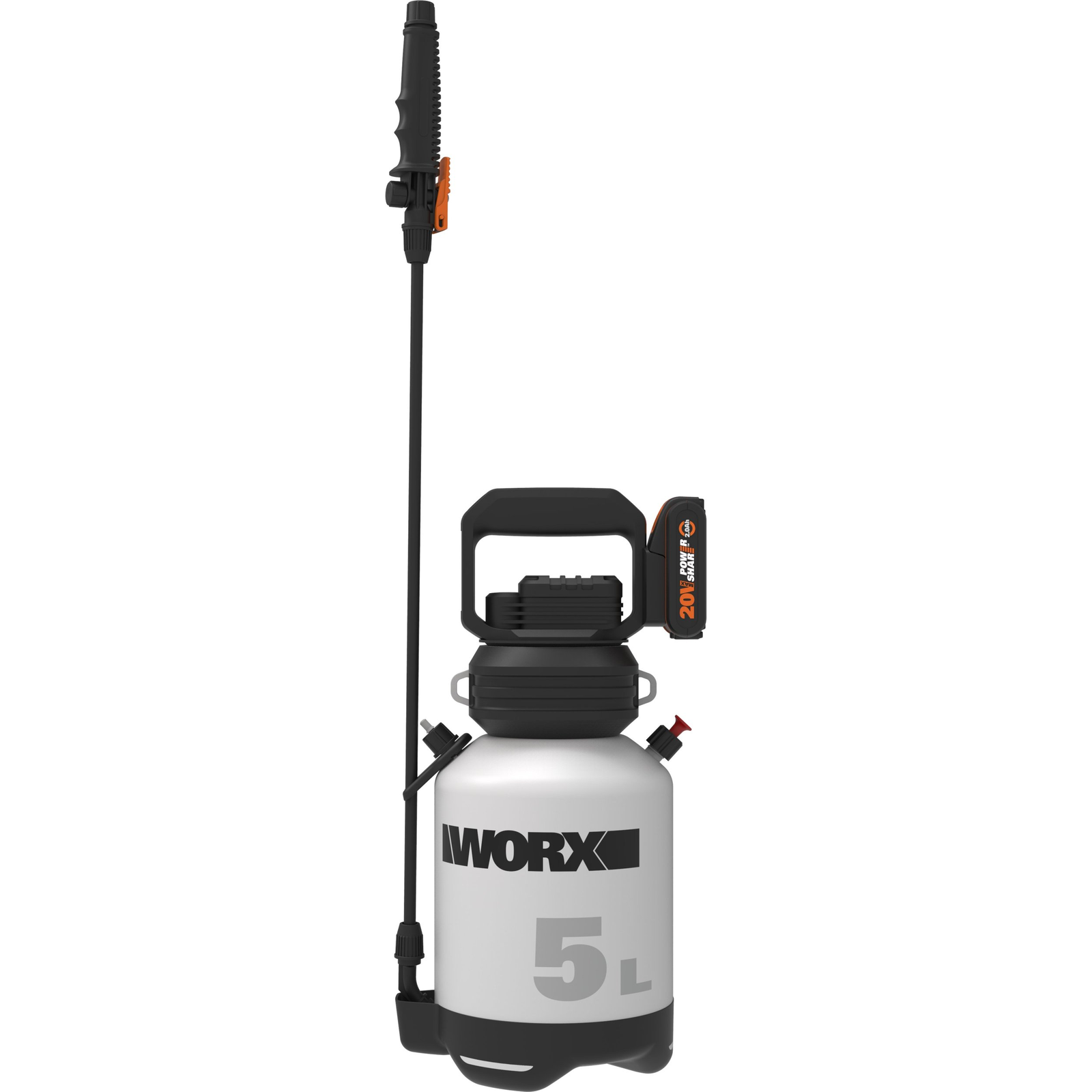 Worx WG829E 20V akkumulátoros kerti permetező 5l tartállyal
