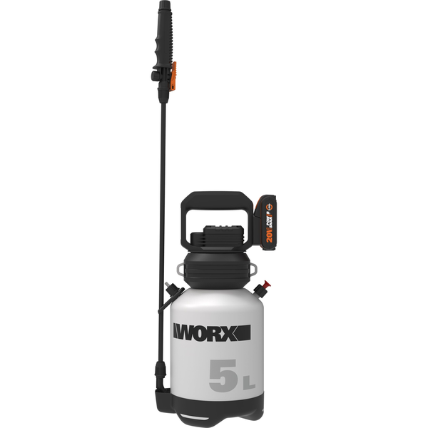 Worx WG829E 20V akkumulátoros kerti permetező 5l tartállyal
