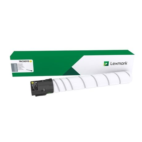 Lexmark 76C00Y0 tonerpatron 1 stk Original Gul