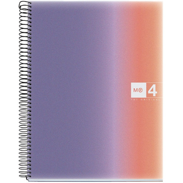 Miquelrius Aurora Provence A4 4x30 lap PP kockás spirálfüzet (A15294A987)