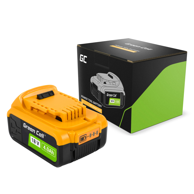 Green Cell PTDW18V4 DeWalt XR DCB184 18V Akkumulátor 4000mAh (GREEN-PTDW18V4)