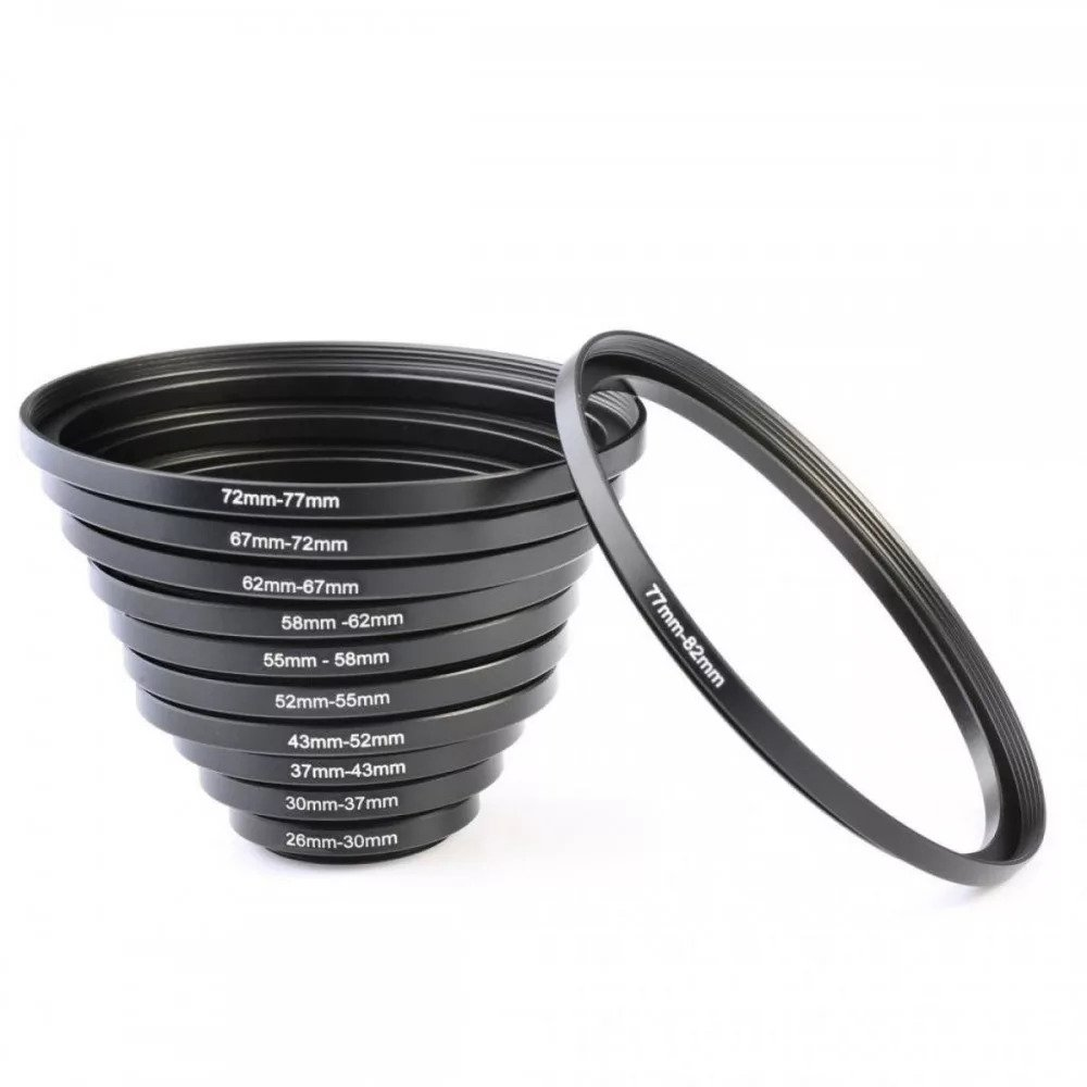 K&F Concept KF-0800 Menetátalakító gyűrű szett (11db / csomag) (KF-0800)