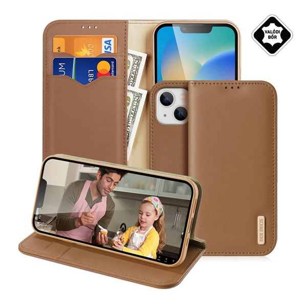 Dux Ducis Hivo Apple iPhone 14 Plus Tok - Barna (GP-131537)