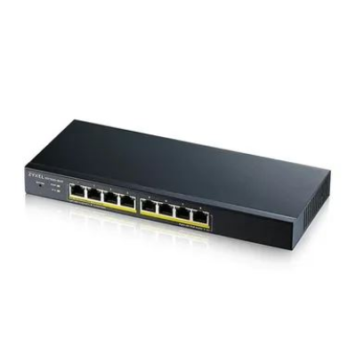 Zyxel GS1900-8HP v3 PoE Administreret L2 Gigabit Ethernet (10/100/1000) Strøm over Ethernet (PoE) Sort
