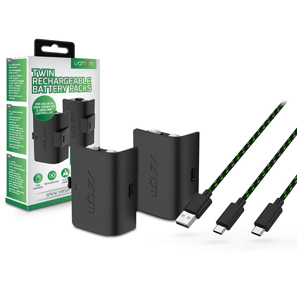Venom Rechargeable Battery Twin Pack Black               PS5