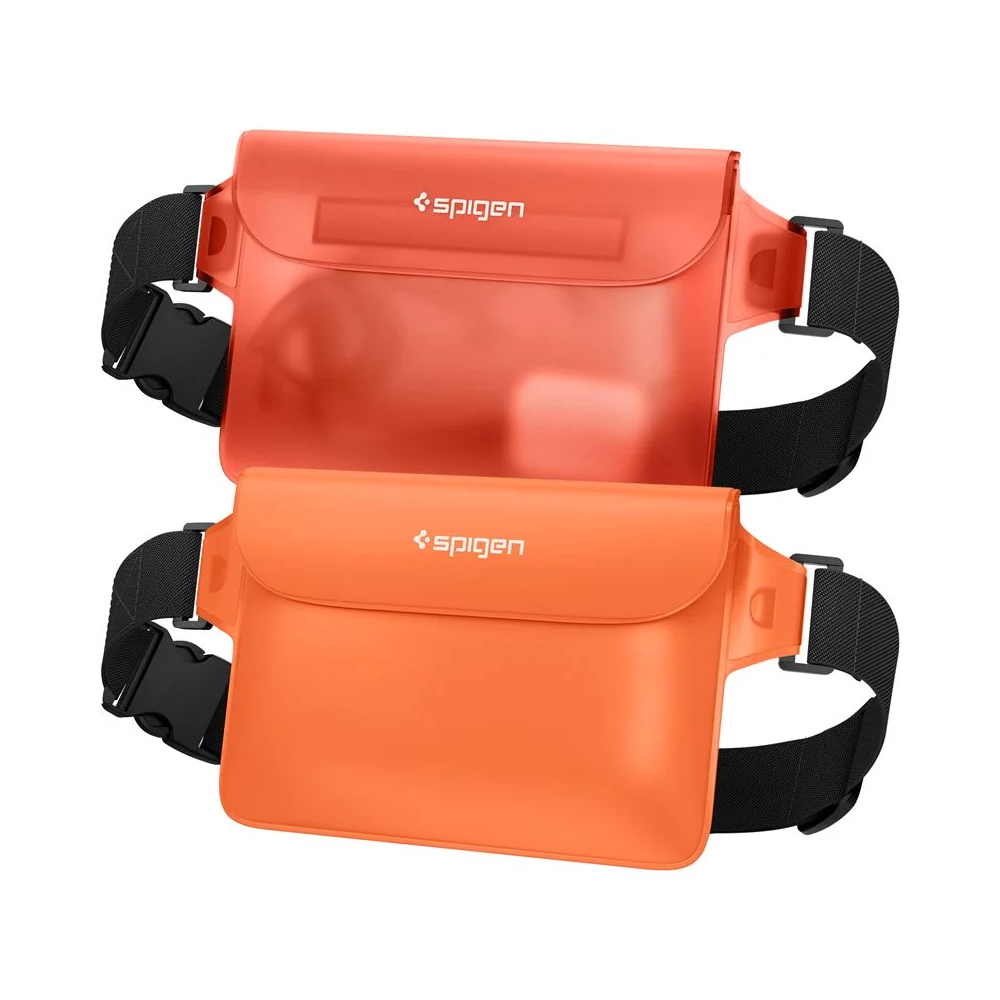 Spigen Aqua Shield Univerzális Vízálló Táska - Narancssárga (2db / csomag) (AMP06021)