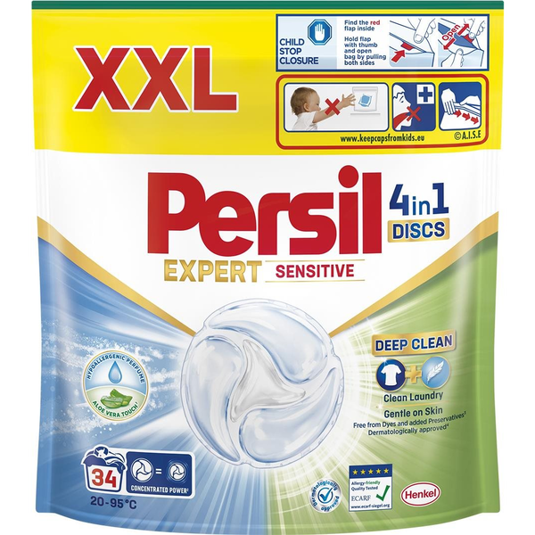 PERSIL Discs Expert Sensitive mosókapszula 34 db