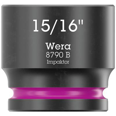 Wera 8790 B Impaktor (05005525001) Külső hatlap Dugókulcs betét 15/16 1 db 3/8 (05005525001)