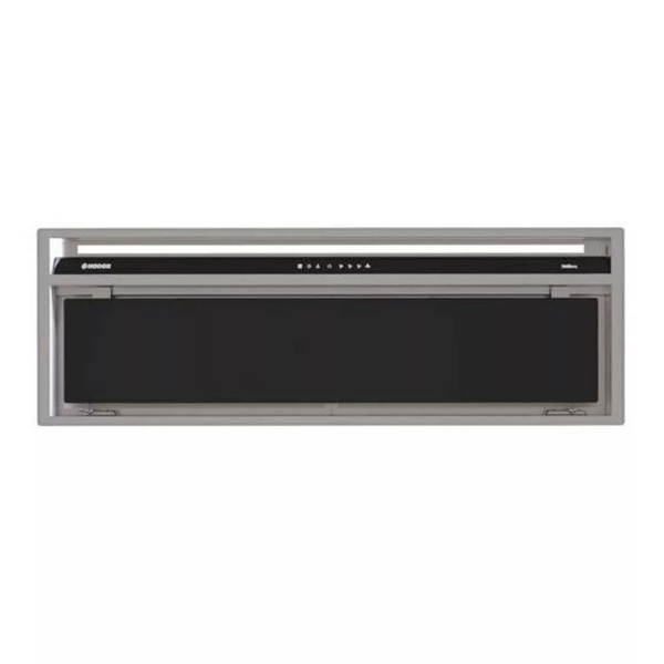 Nodor NorBreeze Eclipse 90 BK Beépíthető Páraelszívó - Fekete