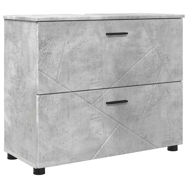 Fürdőszoba Székény Beton szürke 76.5 x 35 x 64 cm Faanyag