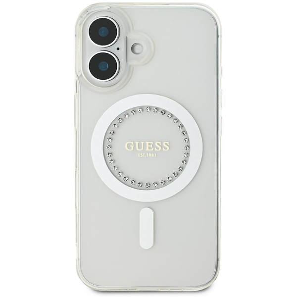 Zadní Kryt Guess pro Apple iPhone 16 bílá