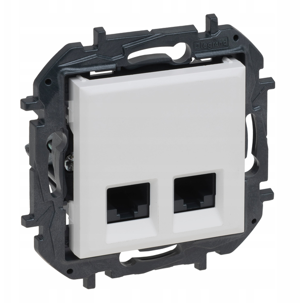 LEGRAND NILOE STEP 863160B INTERNETOVÁ ZÁSUVKA 2xRJ45 UTP KAT. 6 BÍLÁ