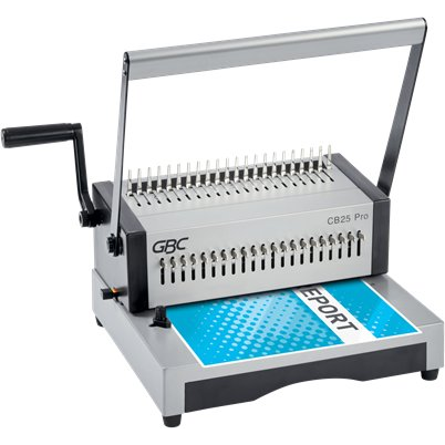 GBC CB25 Pro Multifunkčný viazací stroj 500 listy Strieborná