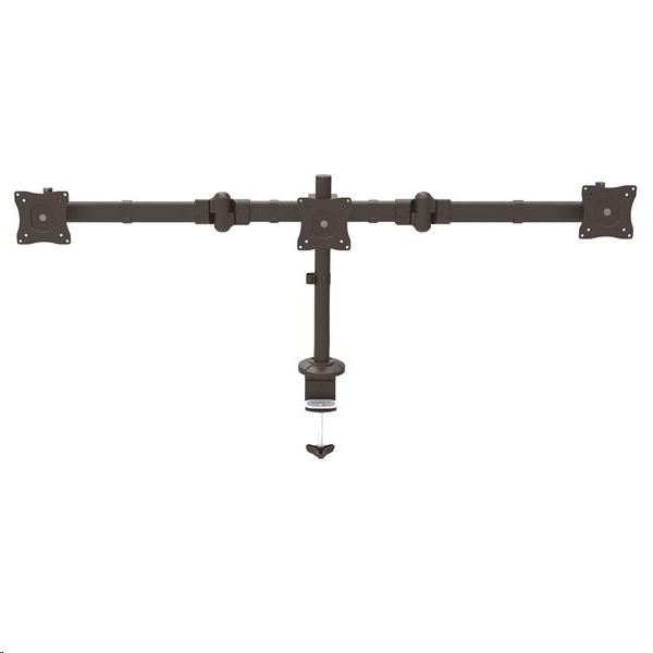 StarTech.com ARMTRIO supporto da tavolo per Tv a schermo piatto 61 cm (24") Nero