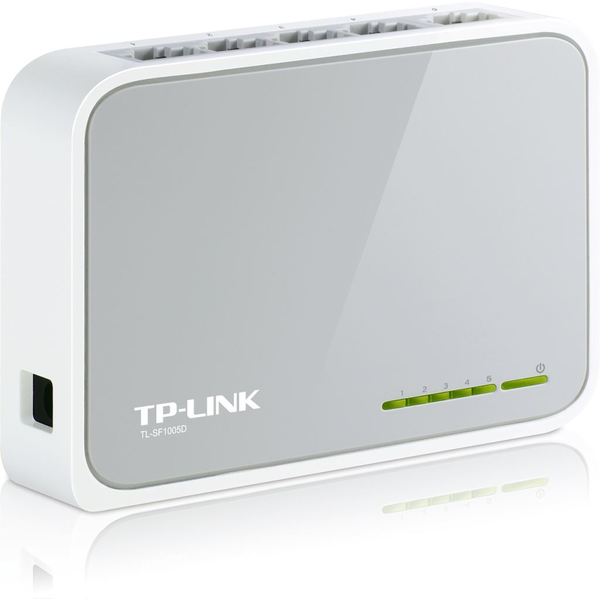 TP-Link TL-SF1005D Řízený Fast Ethernet (10/100) Bílá