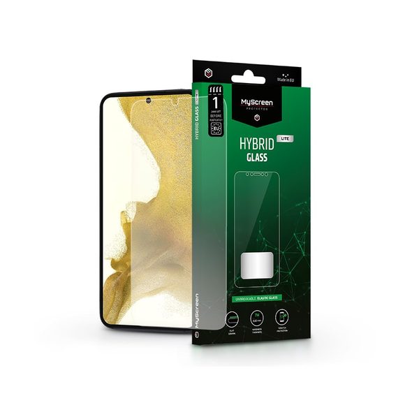 Samsung S901B Galaxy S22 5G rugalmas üveg képernyővédő fólia - MyScreen         Protector Hybrid Glass Lite - transparent