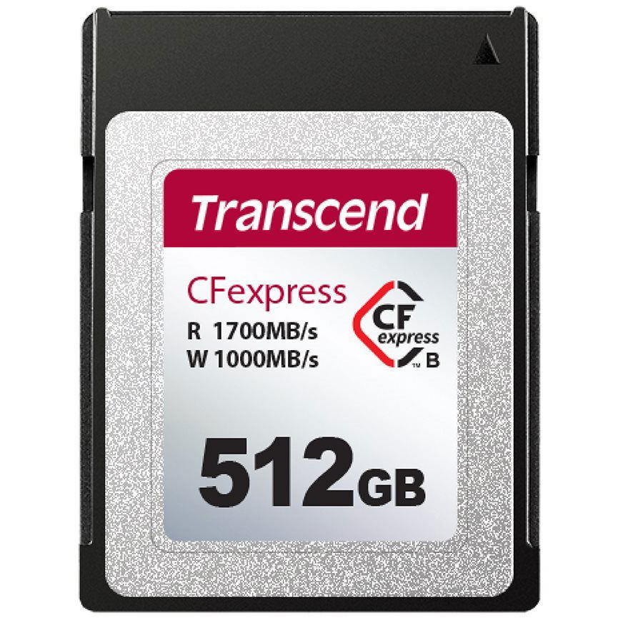 Transcend CFexpress 820 B típusú 512 GB-os PCIe Gen3 x2 (TS512GCFE820)
