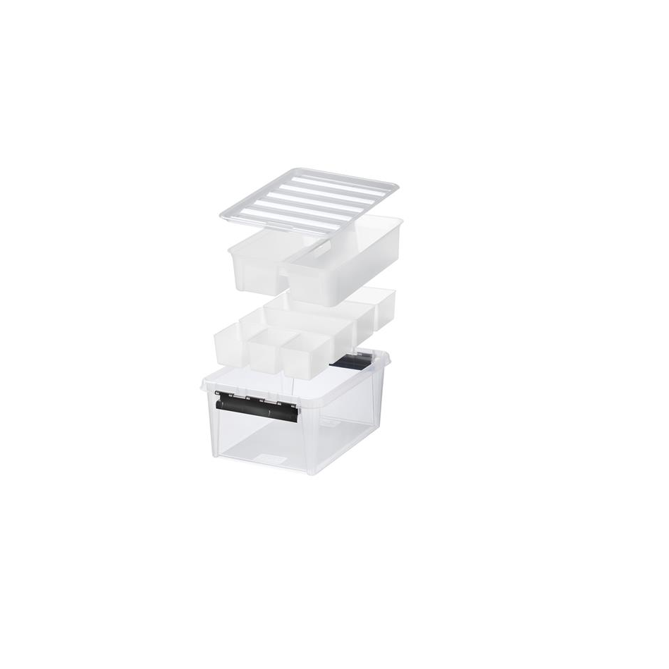 Smartstore Classic 15 7 Rekeszes Tárolódoboz - Átlátszó (3598790)