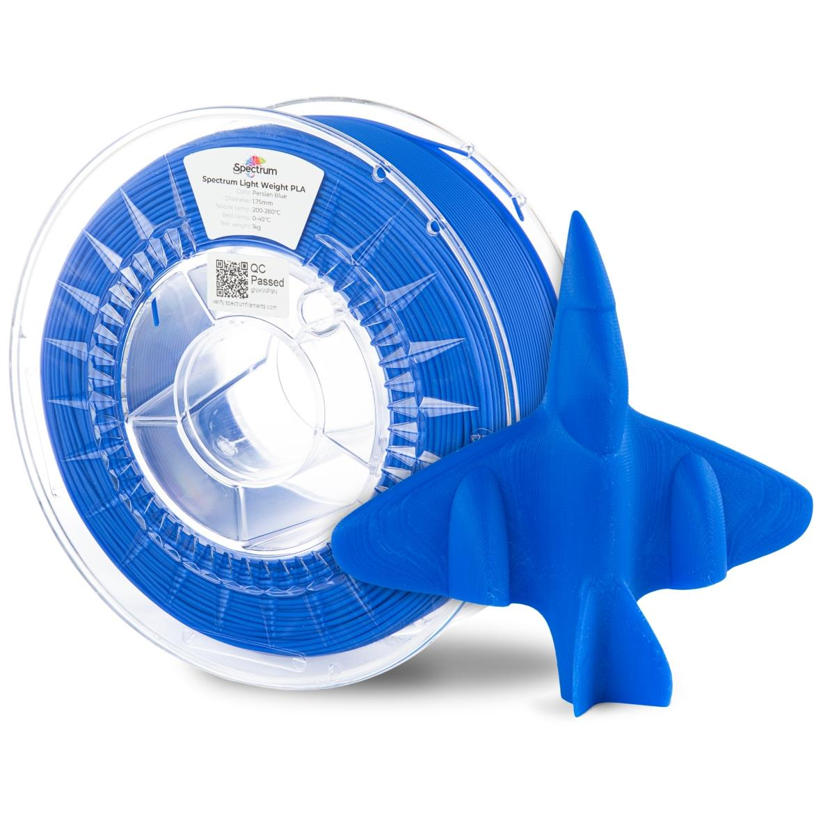 Spectrum Light Weight PLA 1,75 mm, Persian Blue, 1 kg (81004)