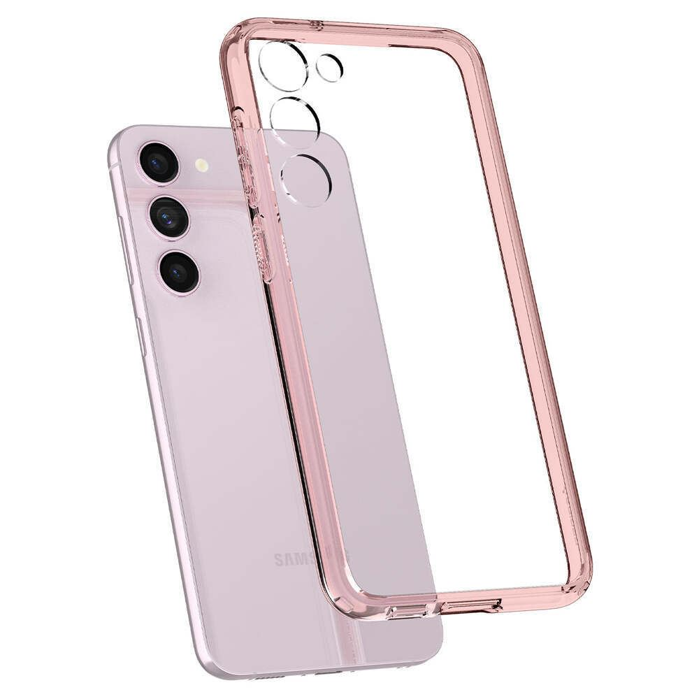 Spigen Ultra Hybrid Samsung Galaxy S23 tok átlátszó-rózsaszín (ACS06087) (ACS06087)
