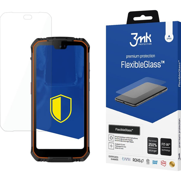 Hybridní Sklo 3mk FlexibleGlass pro Doogee S68 Pro