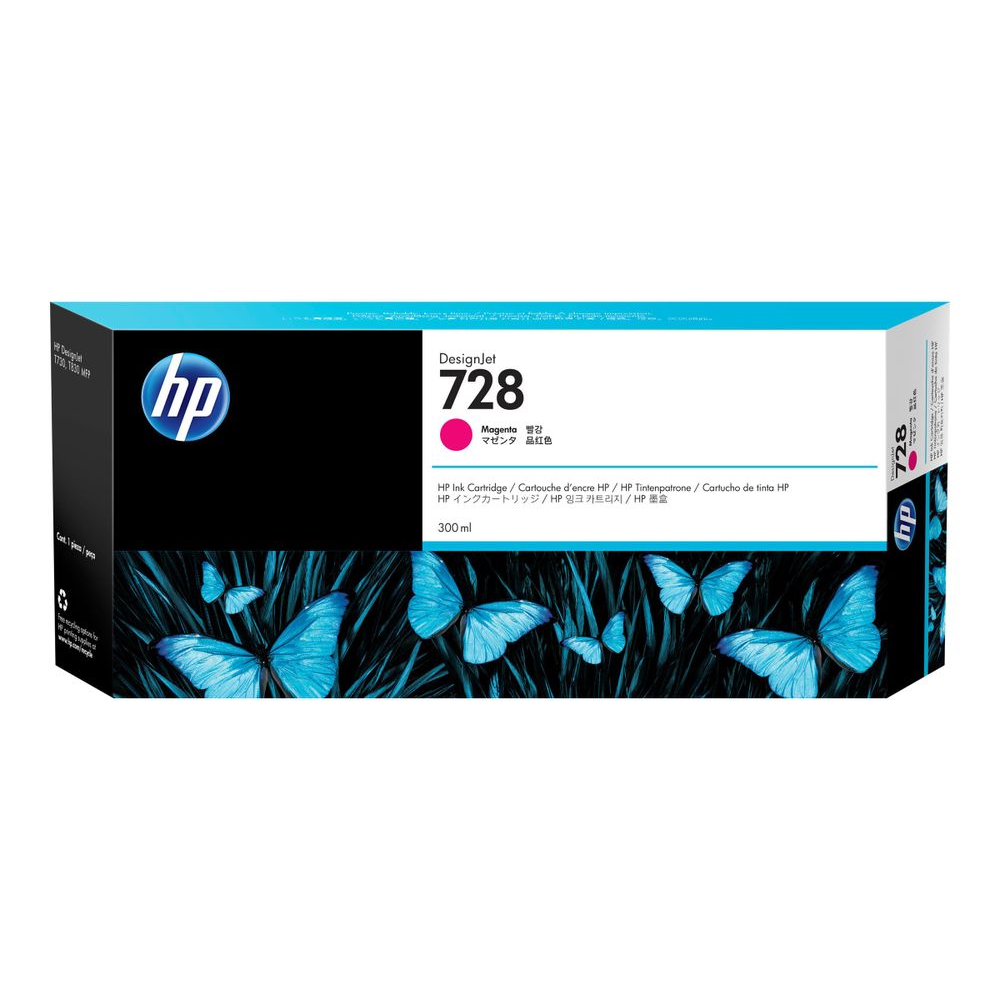 HP 728 - magenta - original - DesignJet - ink cartridge (F9K16A)