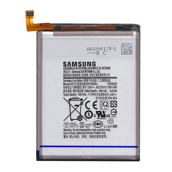 Samsung akku 4500mAh LI-ION  Galaxy A70 (SM-A705F) "Gigapack csomagolás" (EB-BA705ABU / GH82-19746A)