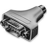 Manhattan 200851 csatlakozó átlakító PS/2 DB9 Fekete (rm-1)