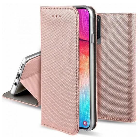 Gigapack Realme 12x rombusz mintás fliptok rozéarany (GP-160454) (GP-160454)