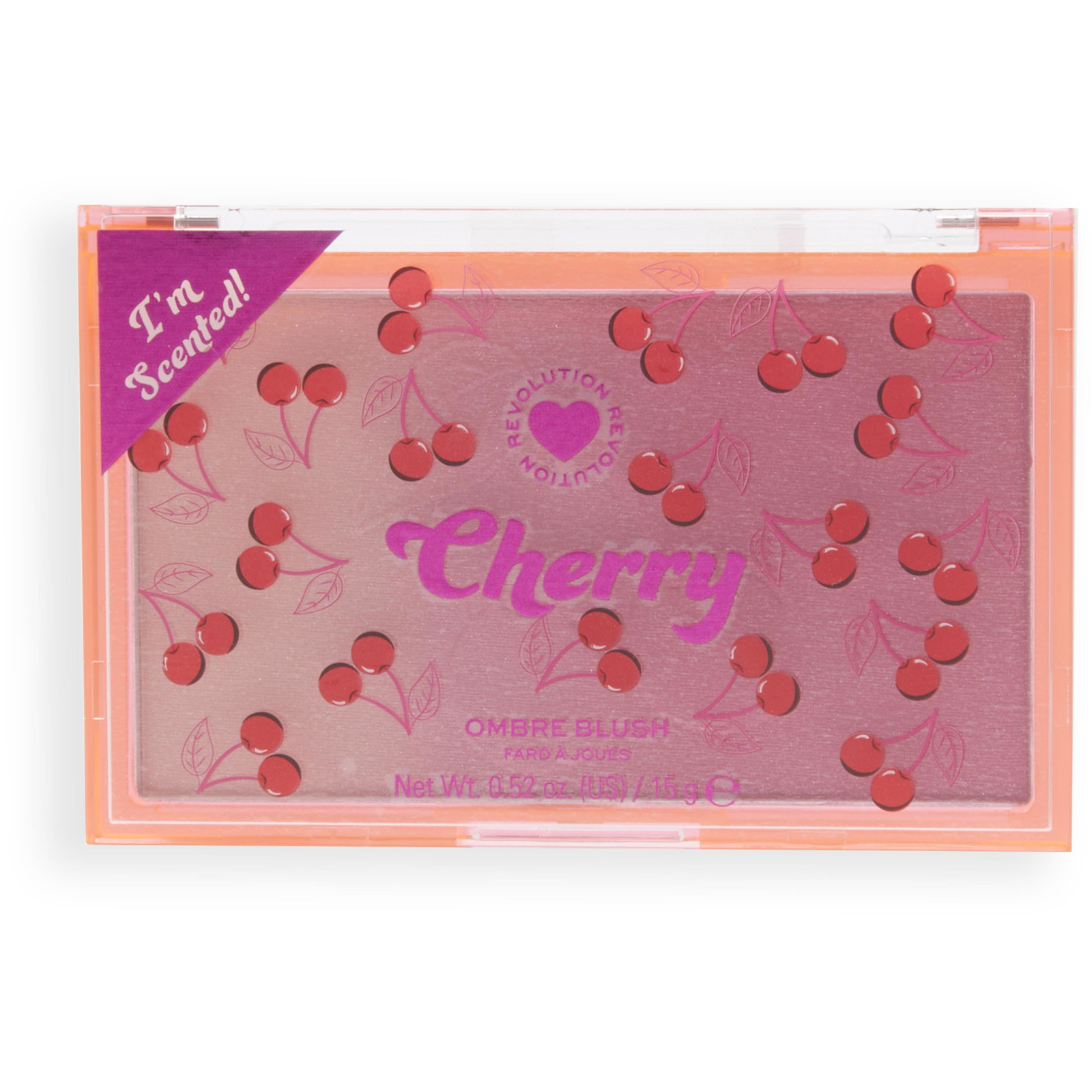 I HEART REVOLUTION Cherry Ombre Blusher 15g (5057566694995)