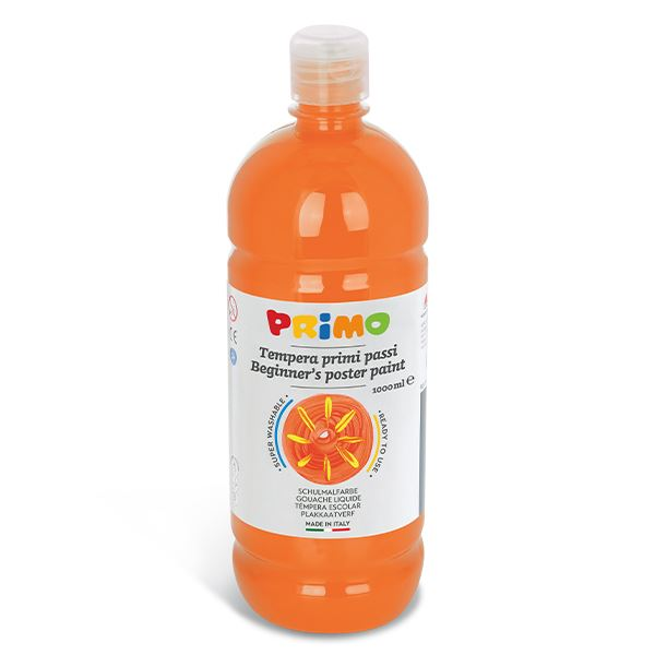 Primo 250 tempera 1000ml narancssárga (204BR1000250) (204BR1000250)