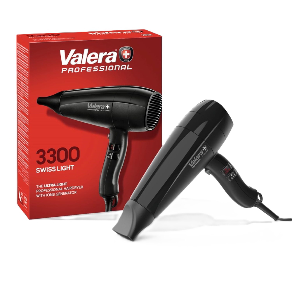 Valera Swiss Light SL 3300 ION technológiás Hajszárító 2000 Watt - Fekete (SL3300)