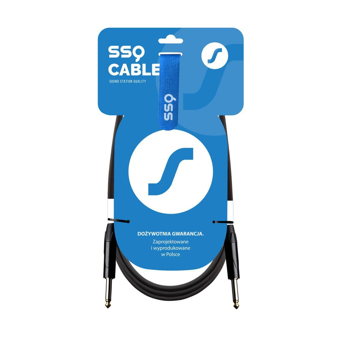 SSQ JMPJMP3 Event 6.35mm Jack apa - 6.35mm Jack apa Mono Kábel (3m) (SS-2046)